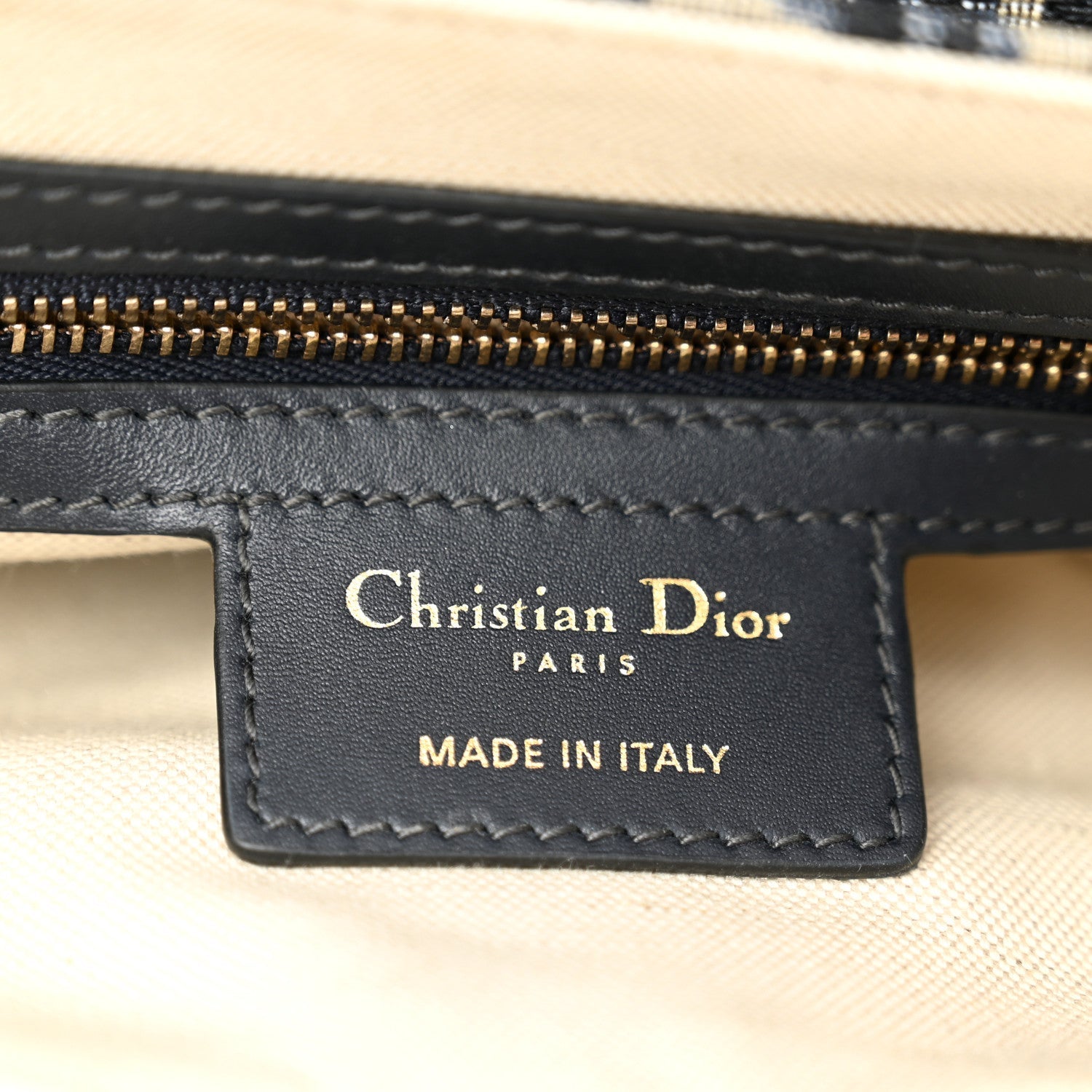 Christian Dior Oblique Saddle Bag Blue