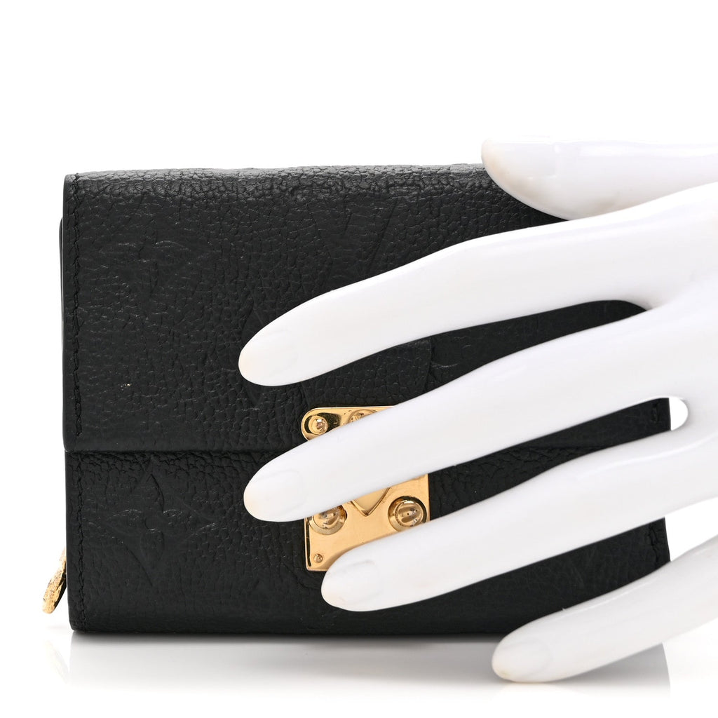 Louis Vuitton Empreinte Metis Compact Wallet Black