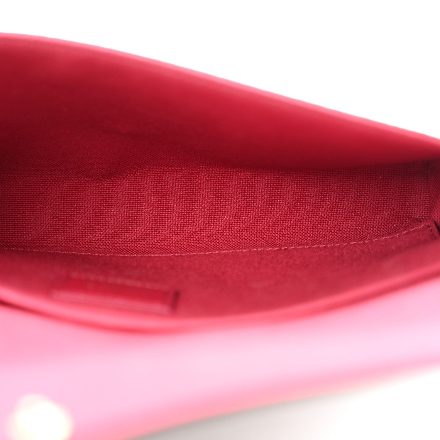 Louis Vuitton Monogram Pochette Felicie Chain Wallet Fuchsia