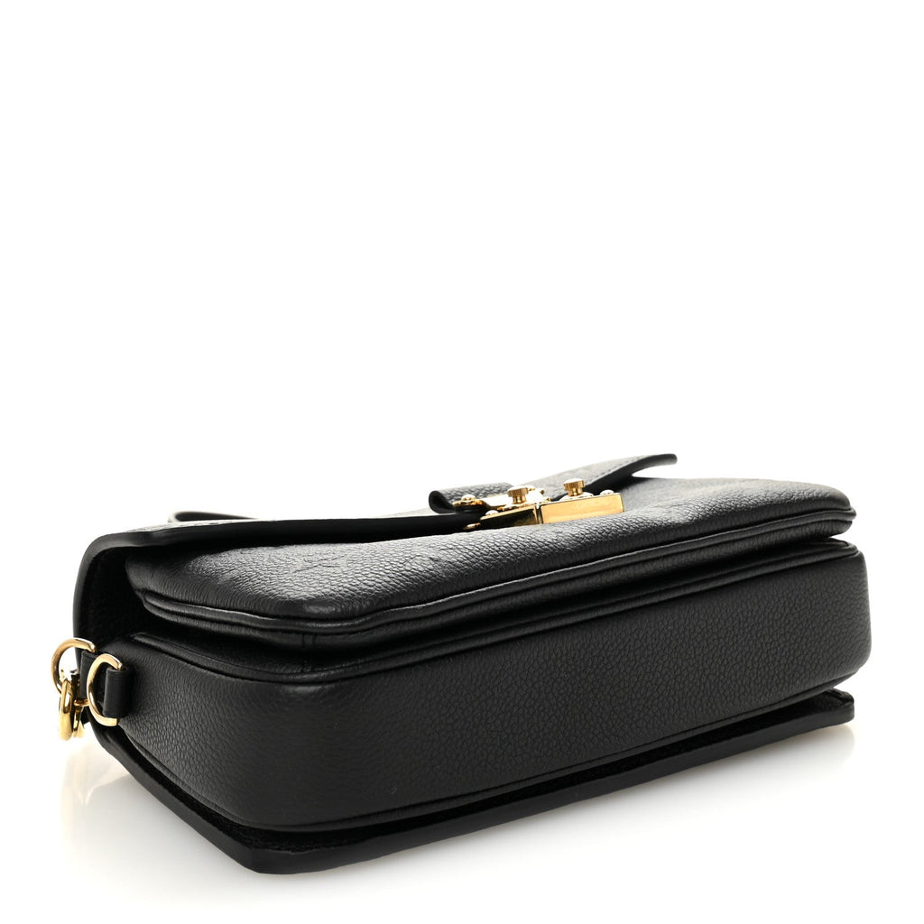 Louis Vuitton Empreinte Pochette Metis East West Black