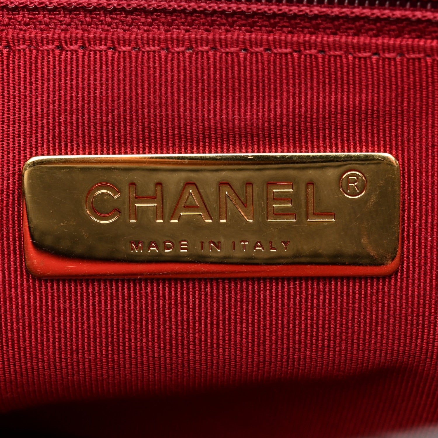 Chanel Shiny Goatskin Quilted Medium Chanel 19 Flap Black