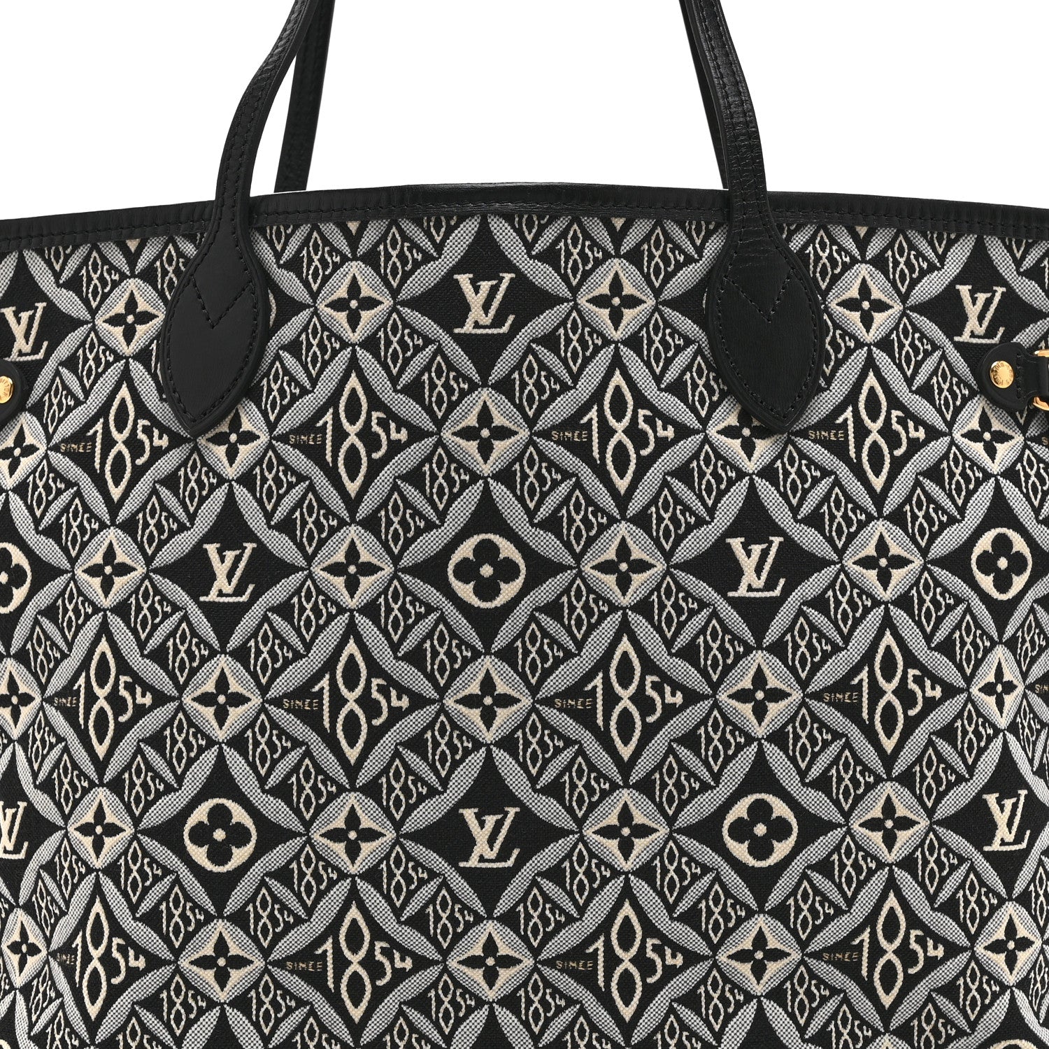Louis Vuitton Jacquard Since 1854 Neverfull MM Grey
