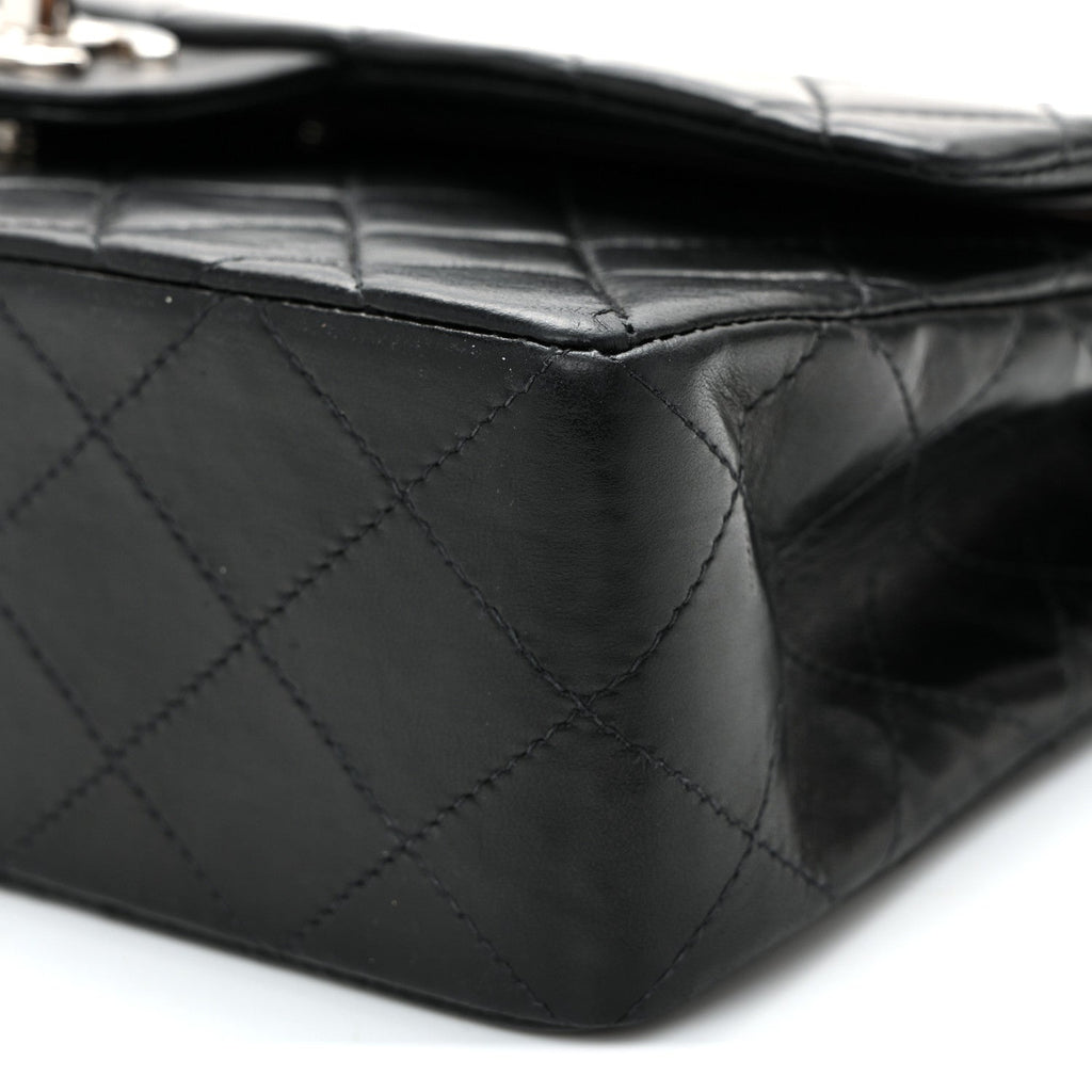Chanel Lambskin Quilted Small Double Flap Black