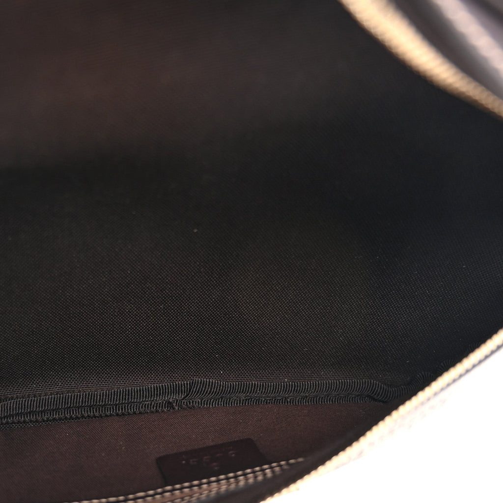 Gucci GG Supreme Monogram Belt Bag Dark Brown