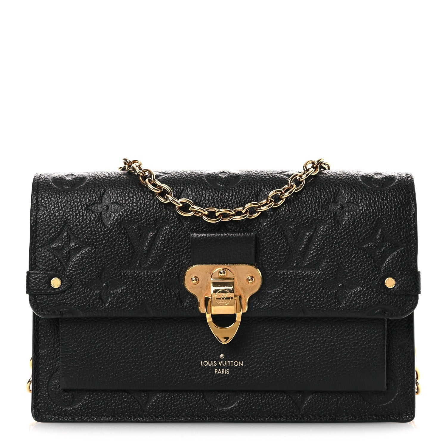 Louis Vuitton Empreinte Vavin Chain Wallet Black