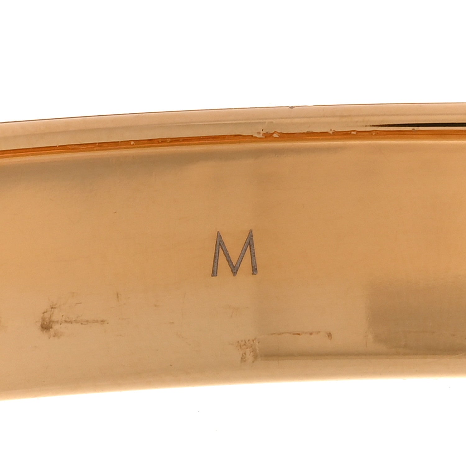 Louis Vuitton Brass Crystal Monogram Nanogram Strass Cuff M Gold