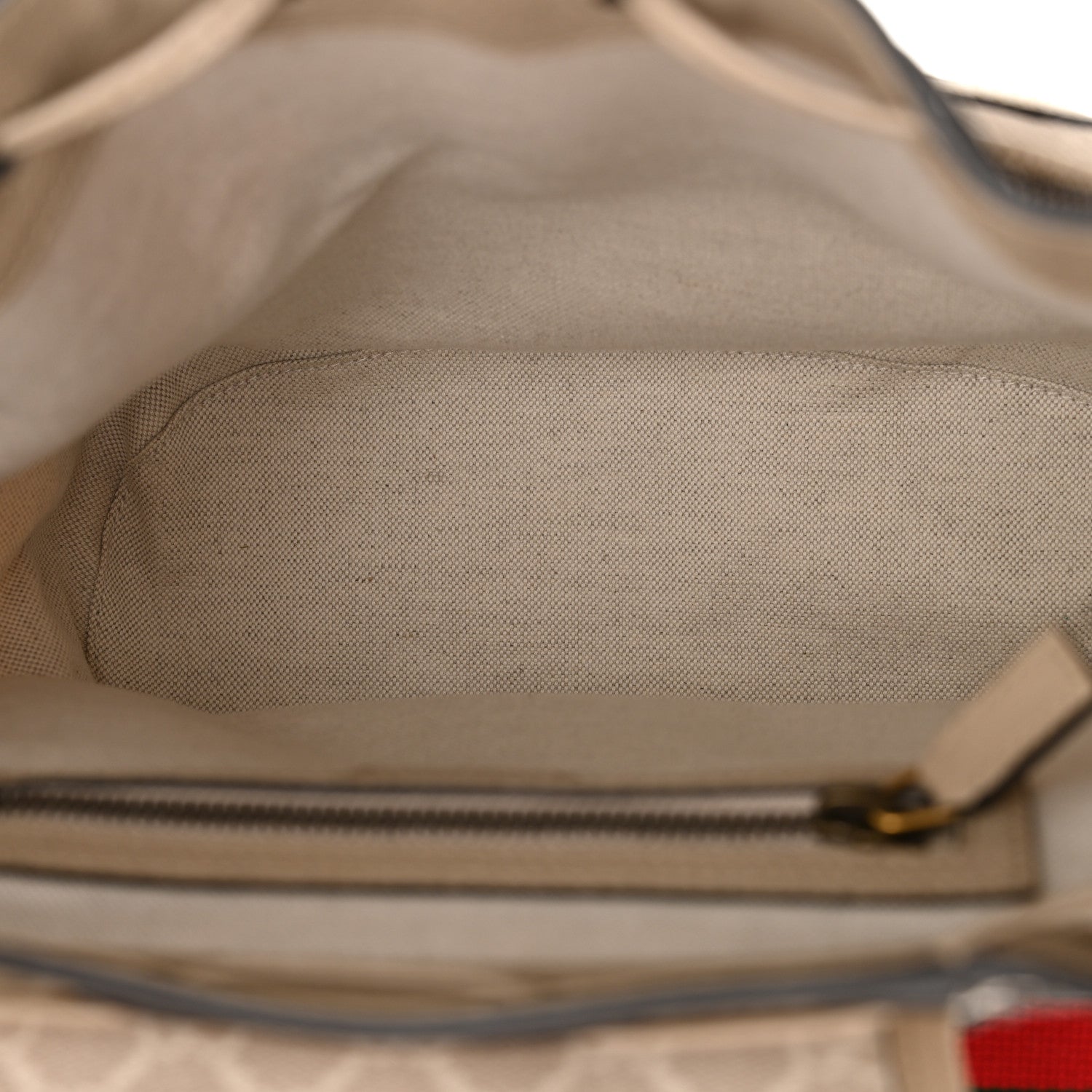 Gucci GG Supreme Monogram Azalea Calfskin Retro Interlocking G Buckle Backpack Beige Mystic White