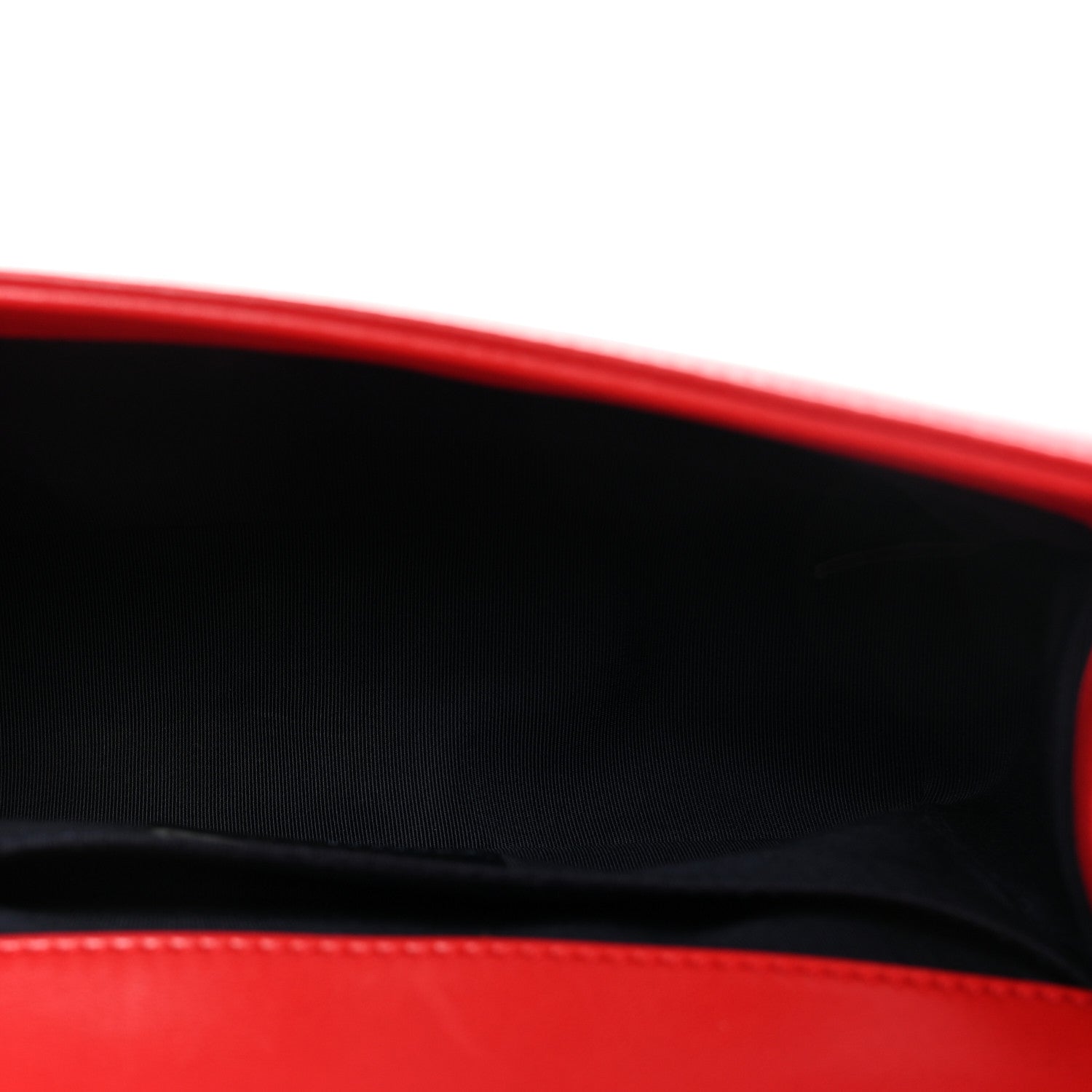 Chanel Lambskin Embossed Medium Boy Cube Flap Red