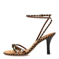 Louis Vuitton Patent Suede Damier Bow Ankle Wrap Sandals 36