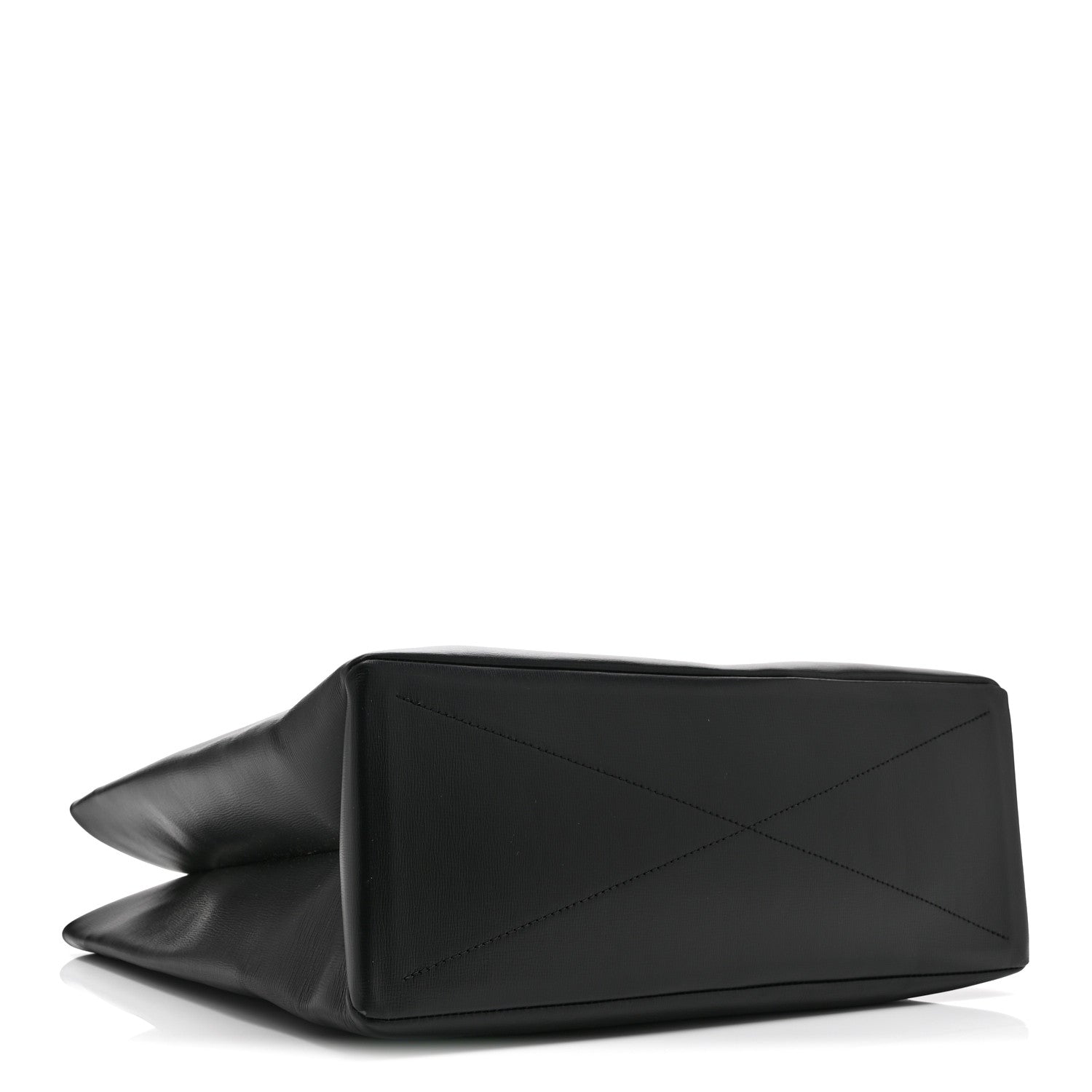 Louis Vuitton Calfskin Shopper Tote MM Black