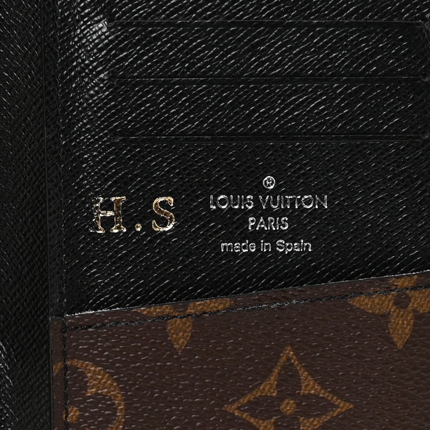 Louis Vuitton Monogram Macassar Vertical Zippy Wallet