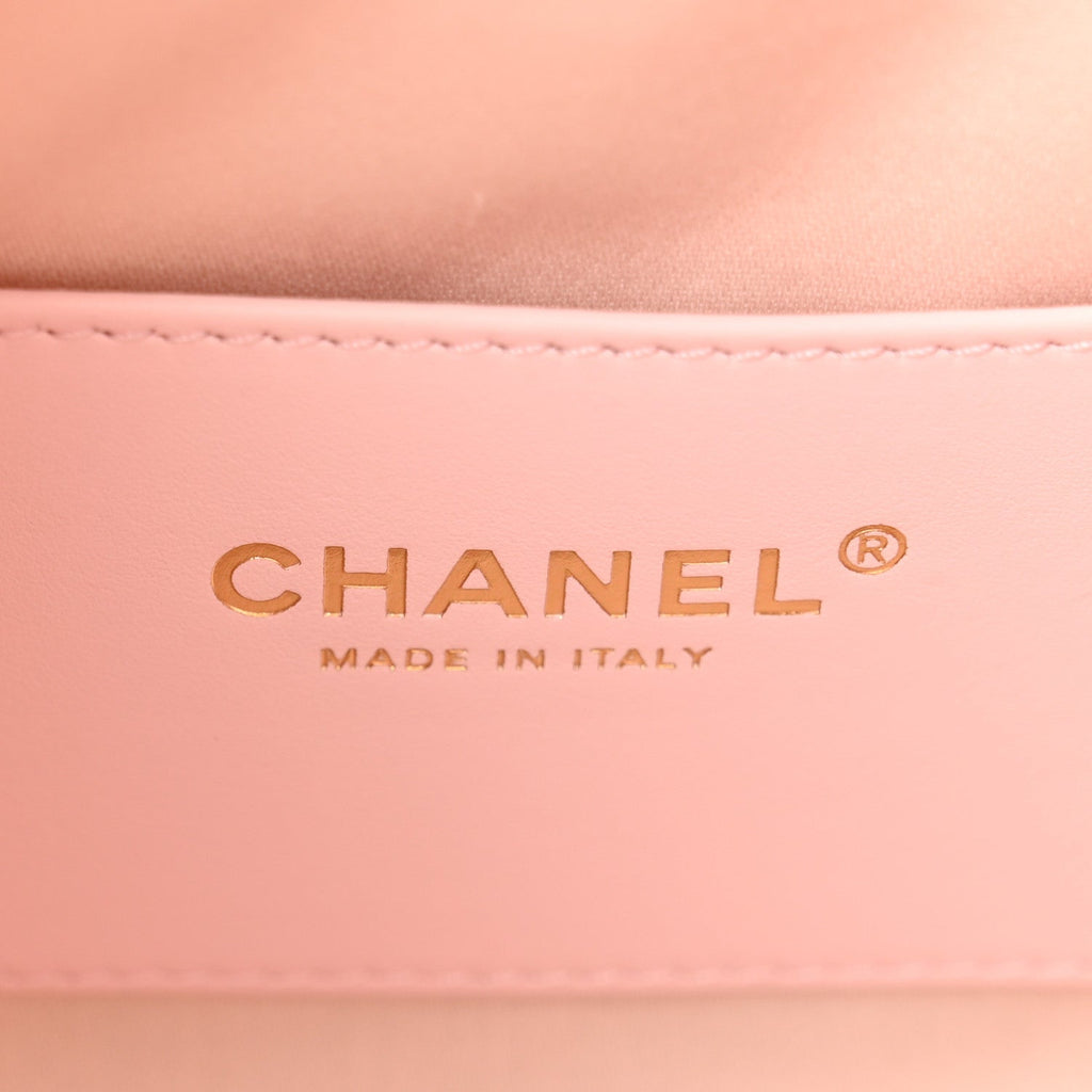 Chanel Caviar Quilted Mini Chanel 25 Handbag Light Pink
