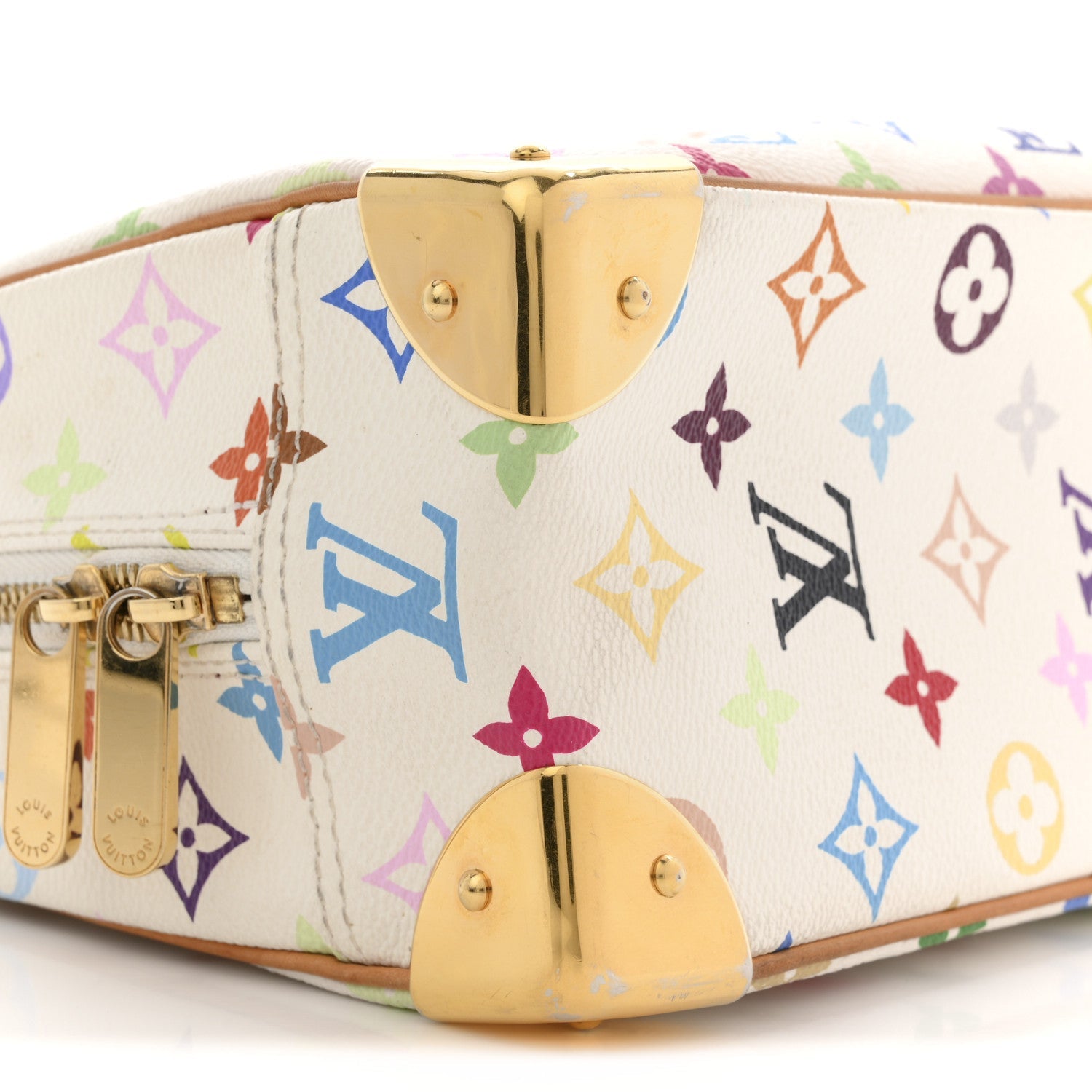 Louis Vuitton Monogram Multicolor Trouville White