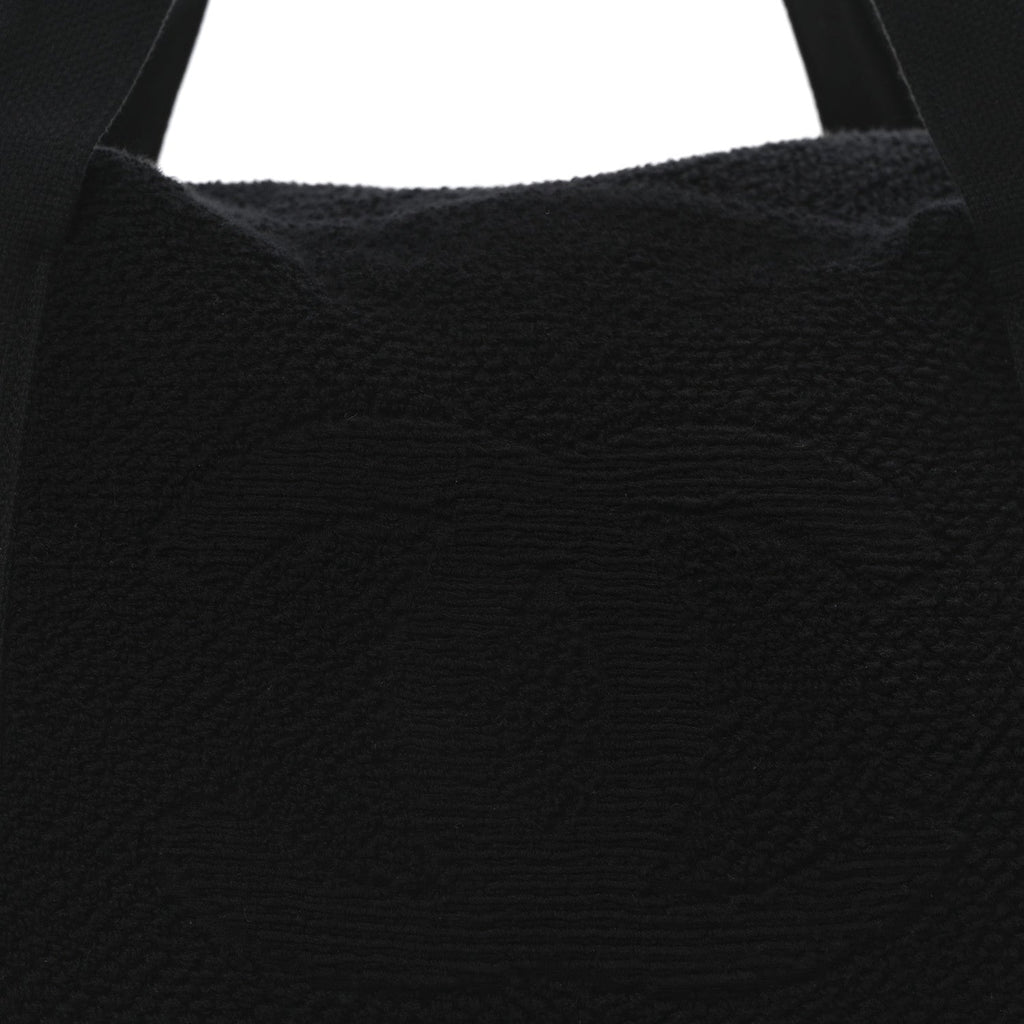 Chanel Terry Cotton CC Beach Duffel Towel Set Black