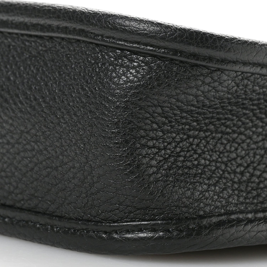 Prada Vitello Daino Soft Mini Hobo Messenger Bag Black