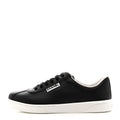 Calfskin CC Womens Sneakers 37.5 Black