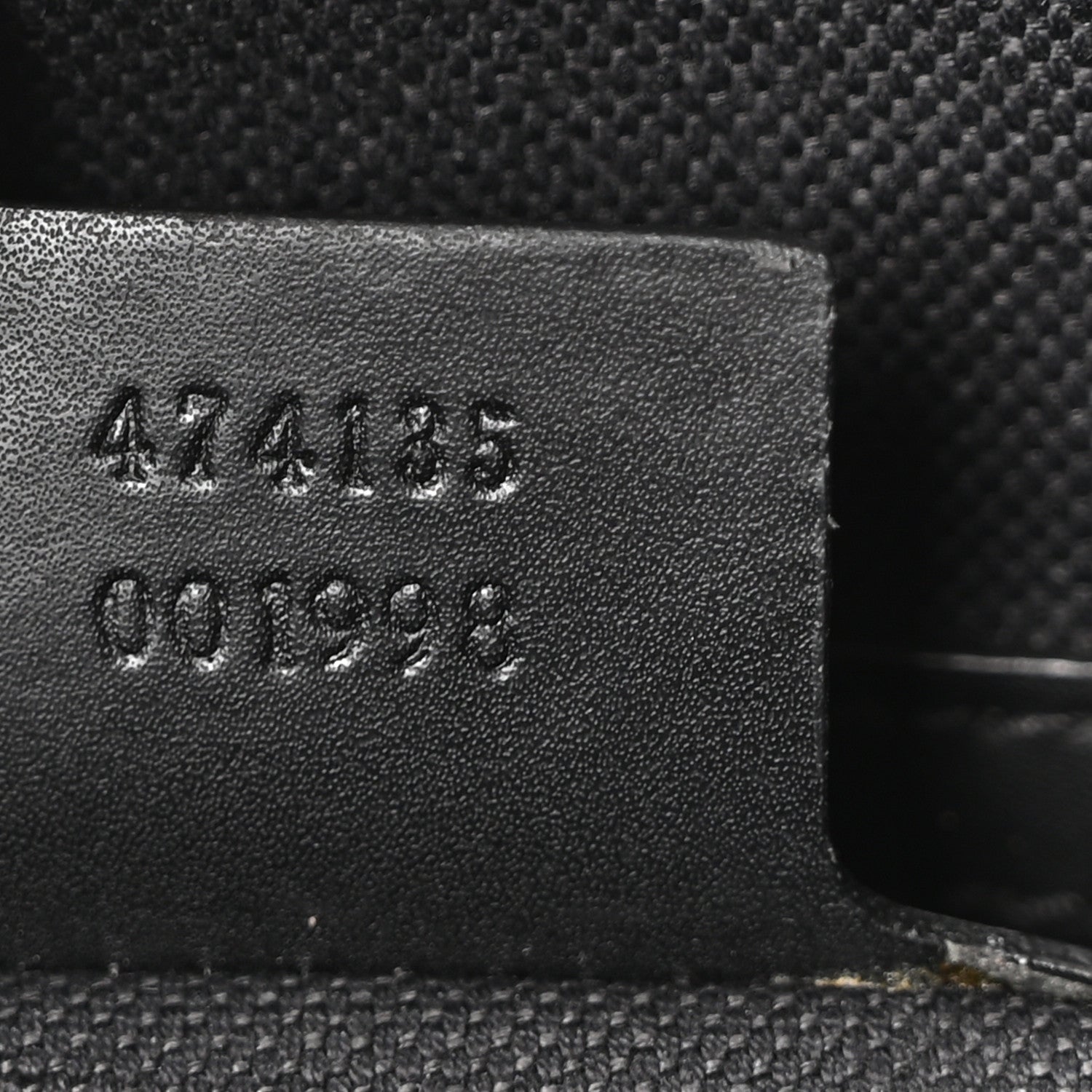Gucci GG Supreme Monogram Appia Calfskin Web Briefcase Black