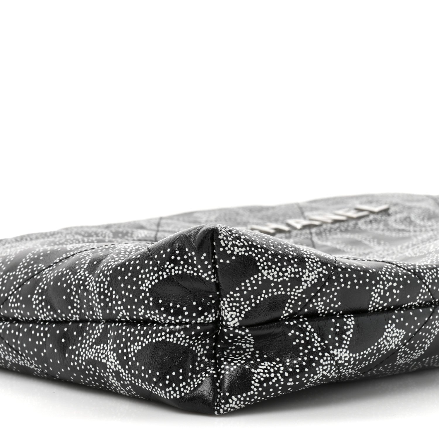 Chanel Printed Calfskin Quilted Chanel 22 Black