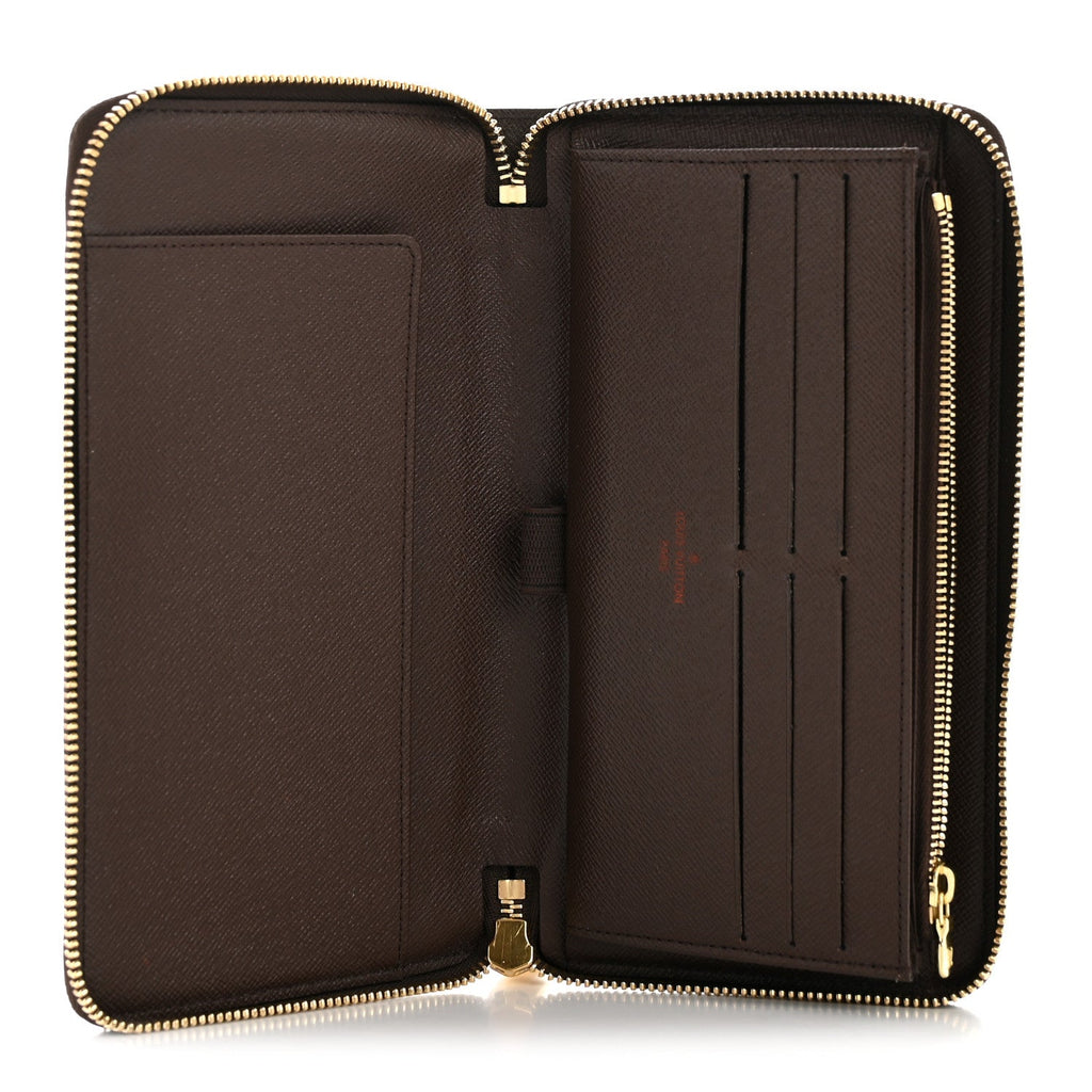 Louis Vuitton Damier Ebene Zippy Organizer Wallet