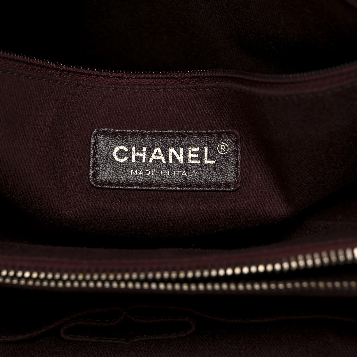 Chanel Snakeskin Glazed Calfskin Quilted Urban Mix Tote Black