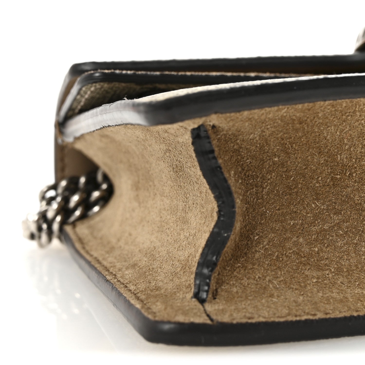 Gucci GG Supreme Monogram Super Mini Dionysus Shoulder Bag Taupe