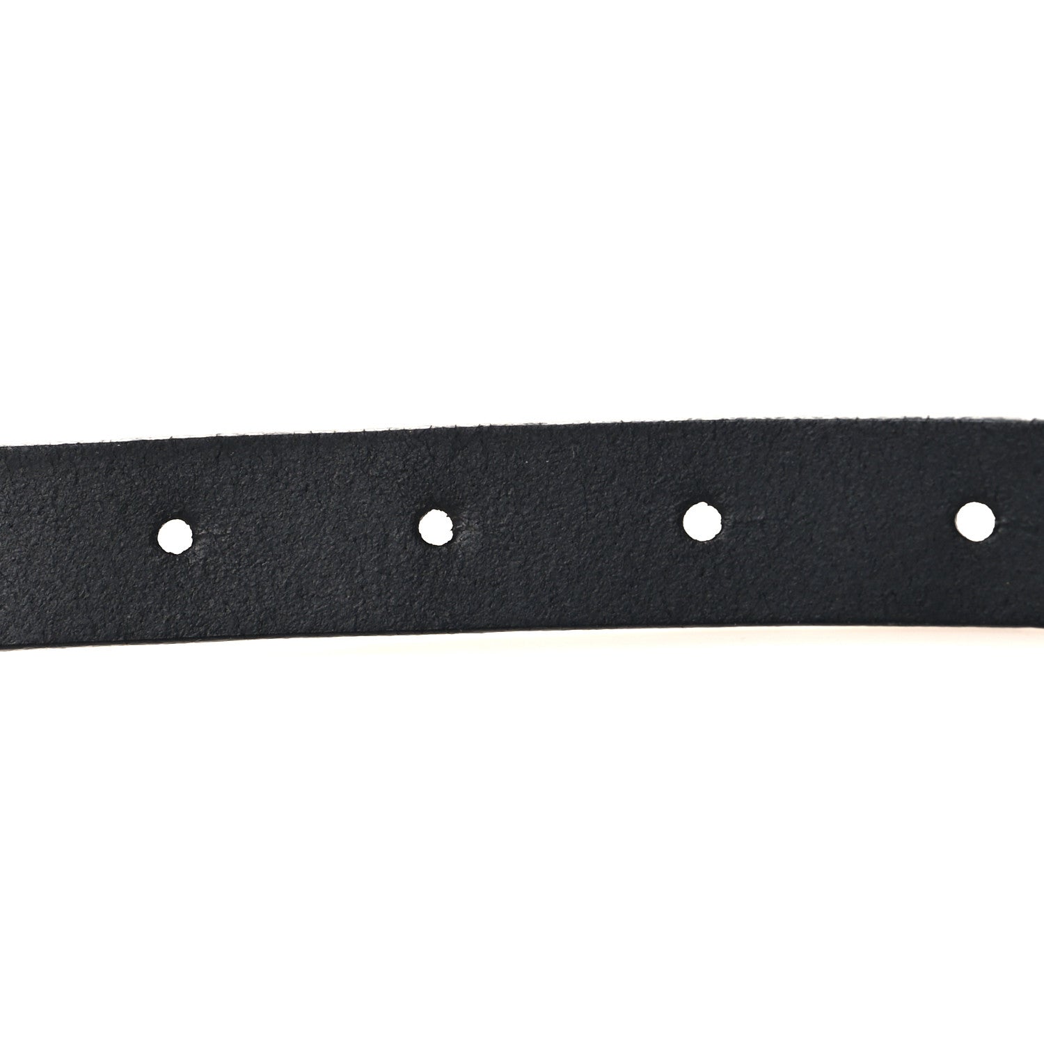 Gucci Calfskin Double G 20mm Slim Belt 75/30 Black