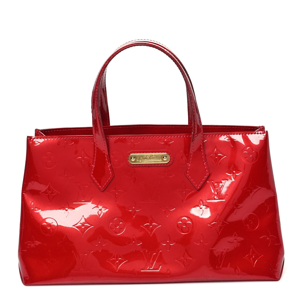 Louis Vuitton Vernis Wilshire PM Pomme D'Amour