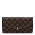 Louis Vuitton Damier Ebene Sarah Wallet NM