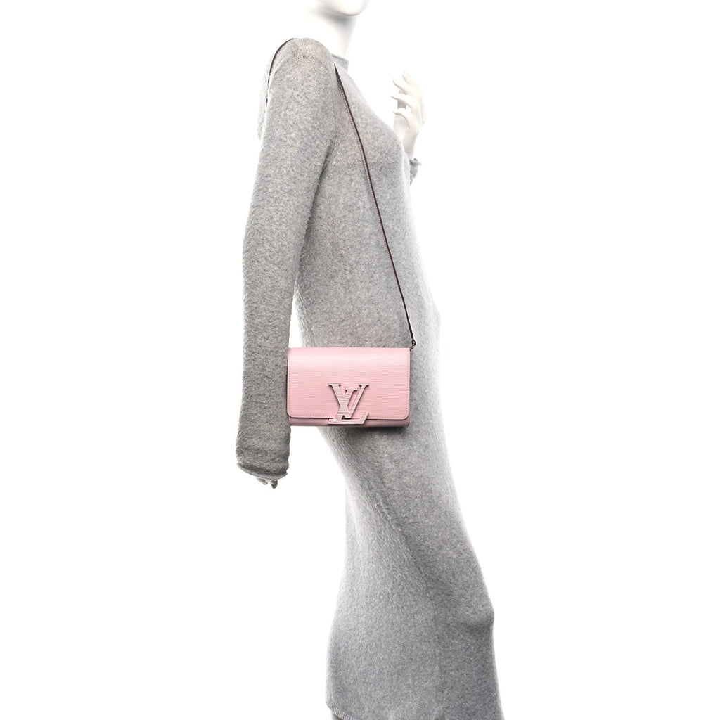 Louis Vuitton Epi Louise Strap PM Rose Clair