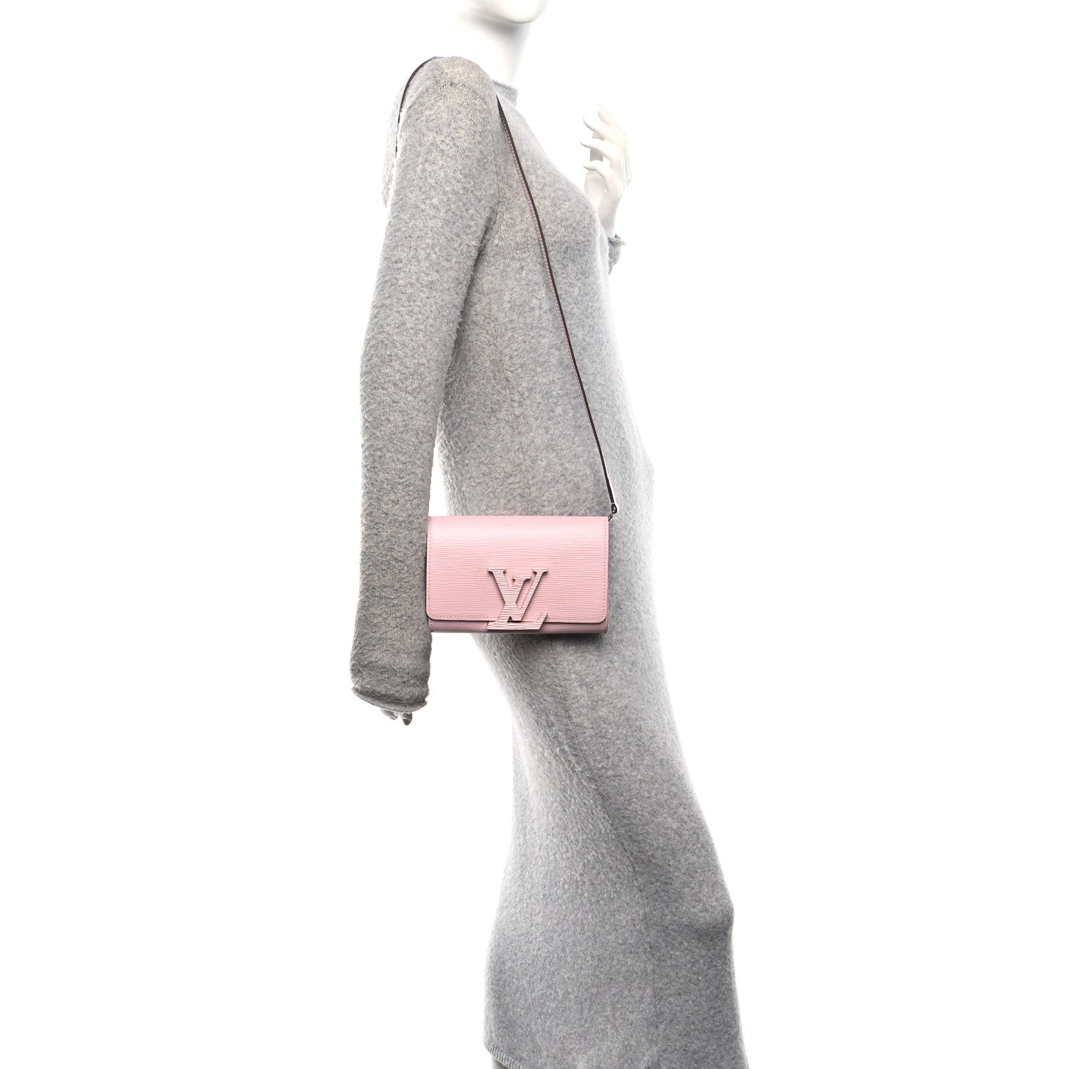 Louis Vuitton Epi Louise Strap PM Rose Clair
