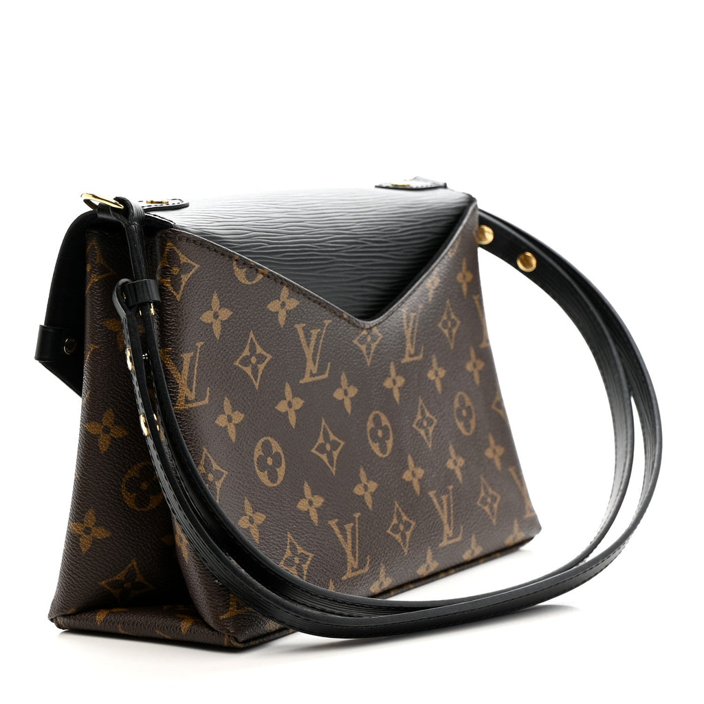 Louis Vuitton Epi Monogram Saint Michel Black