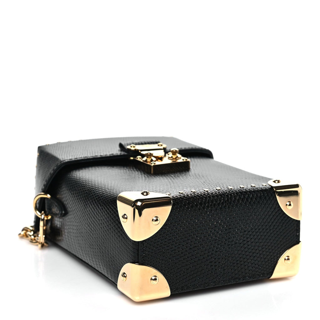 Louis Vuitton Lizard Camera Box Black