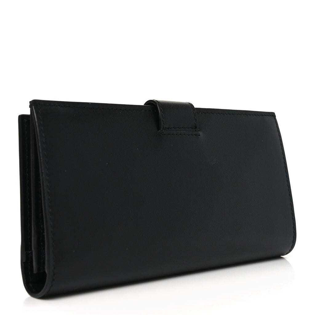Prada Saffiano Calfskin Large Triangle Continental Wallet Black
