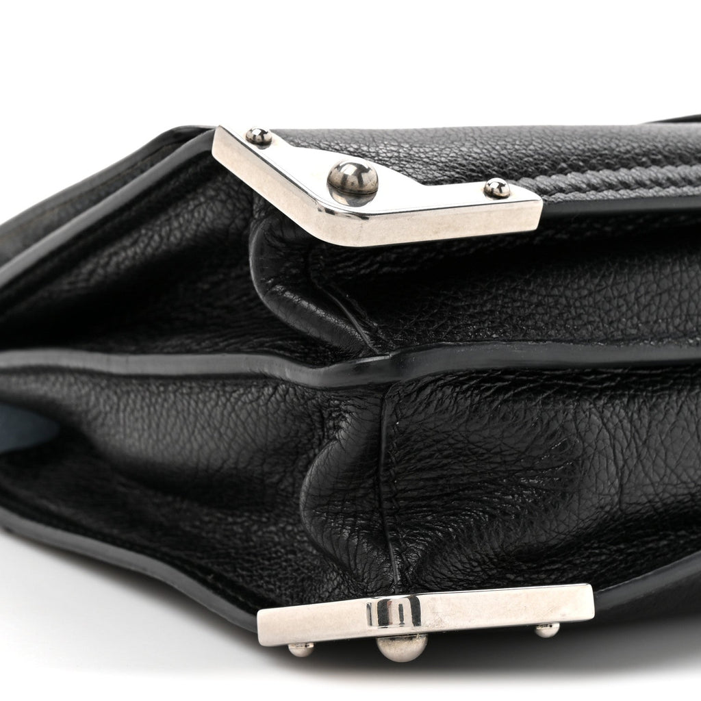 Prada Glace Calf Soft Cahier Bag Black Astrale