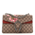 Gucci GG Supreme Monogram Blooms Small Dionysus Shoulder Bag Beige Multicolor Dry Rose