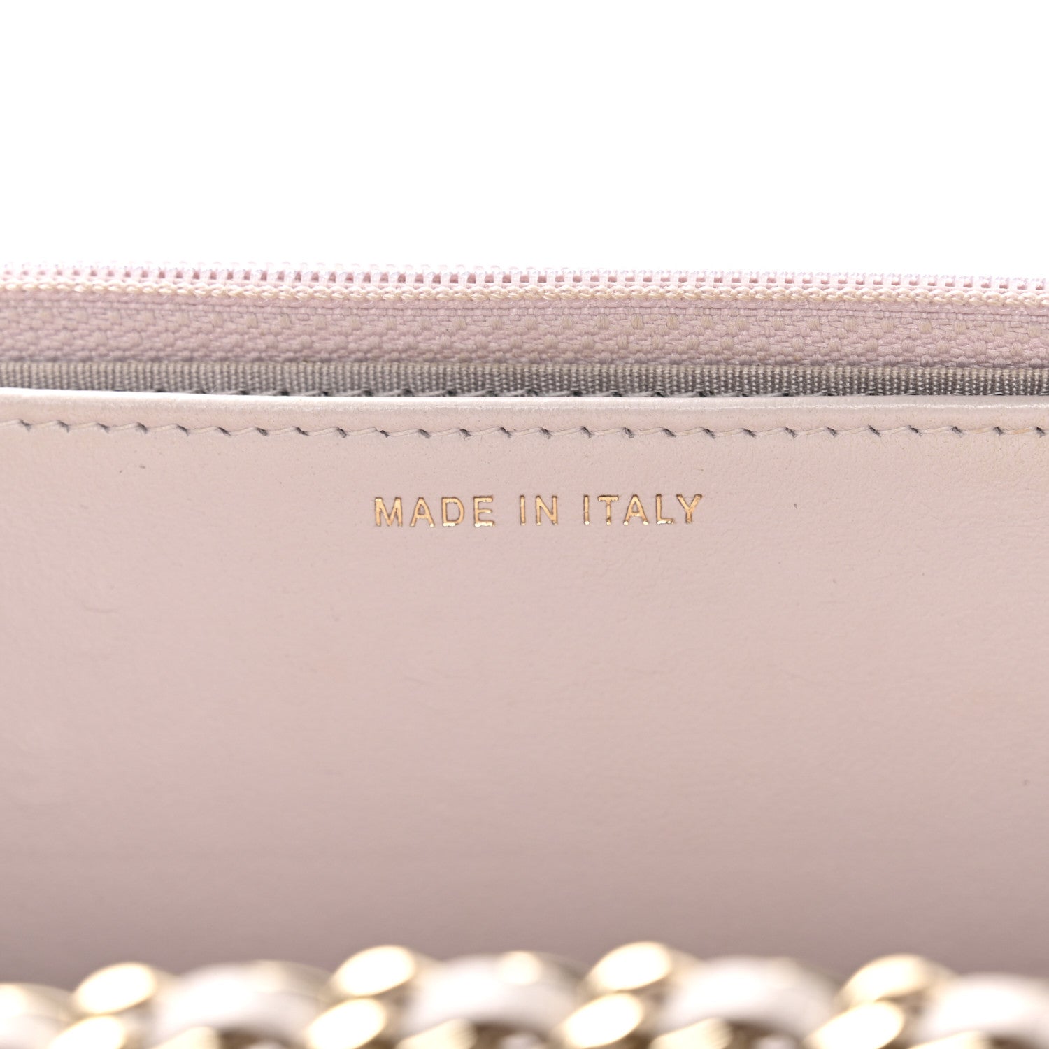 Chanel Lambskin Quilted Trendy CC Wallet On Chain WOC Lilac