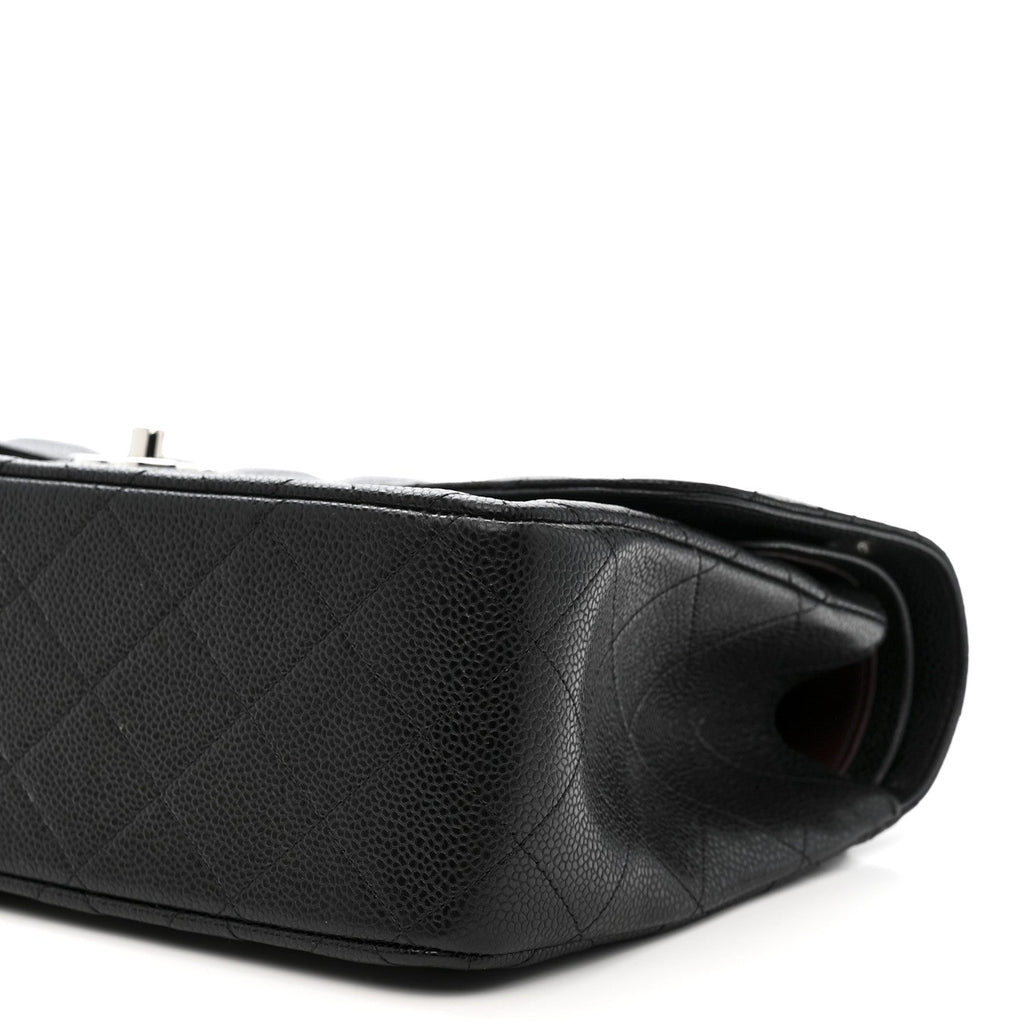 Chanel Caviar Quilted Jumbo Double Flap Black