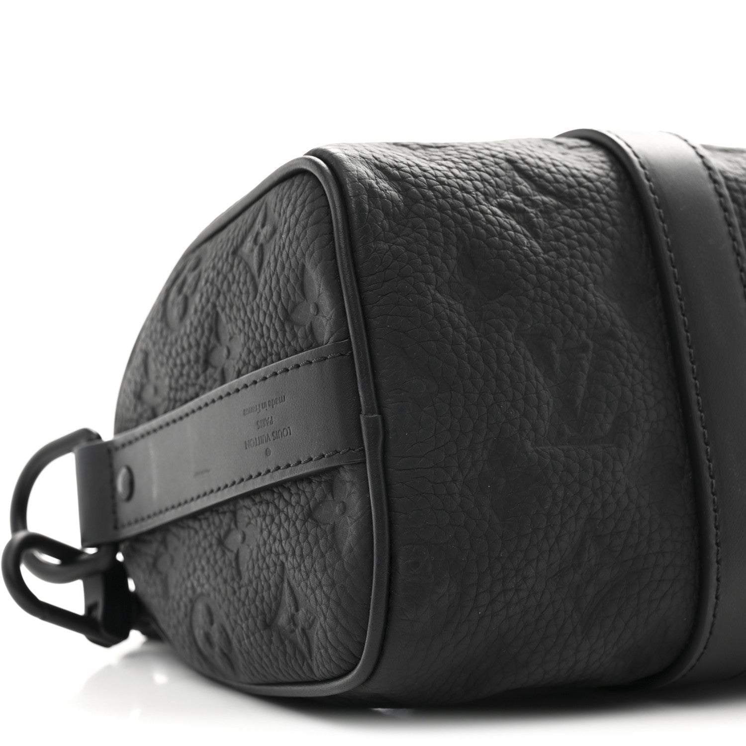 Louis Vuitton Monogram Taurillon Keepall Bandouliere 25 Black
