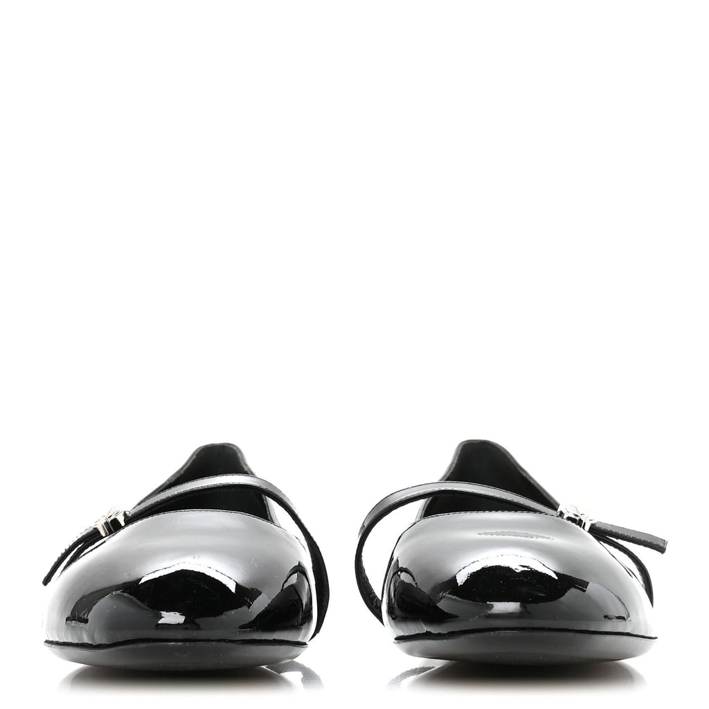 Louis Vuitton Patent Uniformes Ballet Flats 39.5 Black