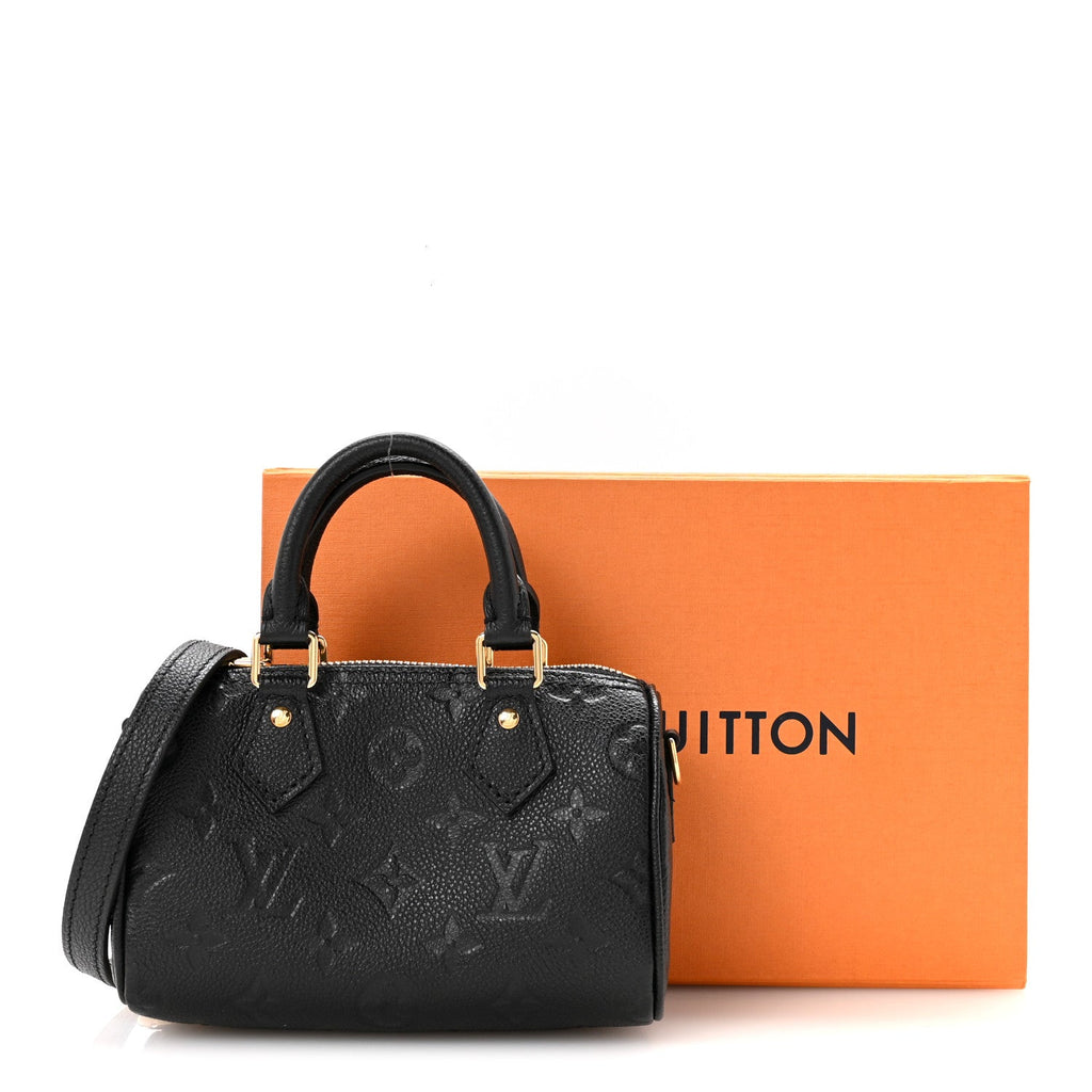 Louis Vuitton Empreinte Monogram Nano Speedy Black