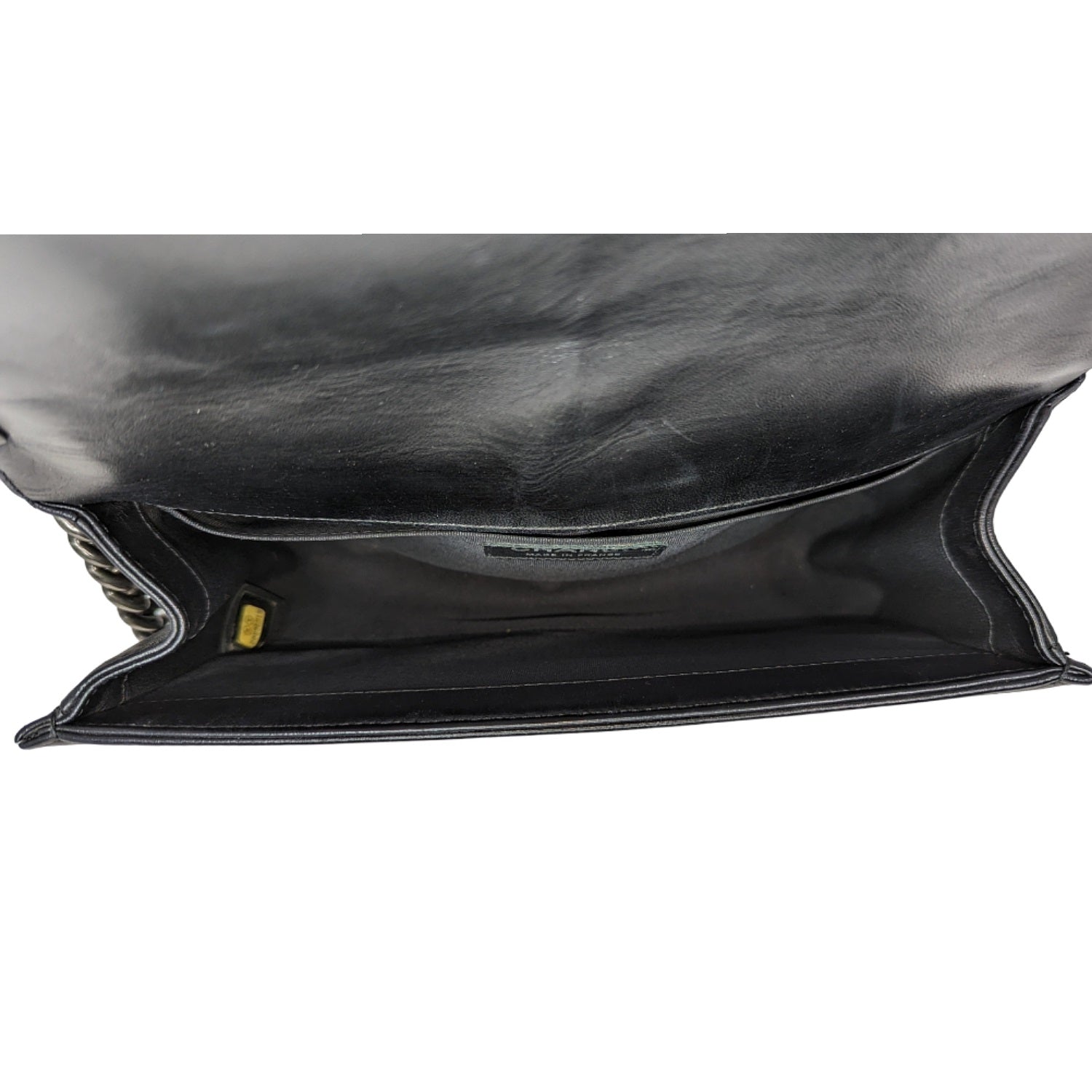 Chanel bag Black Quilted Calfskin Medium Boy Bag