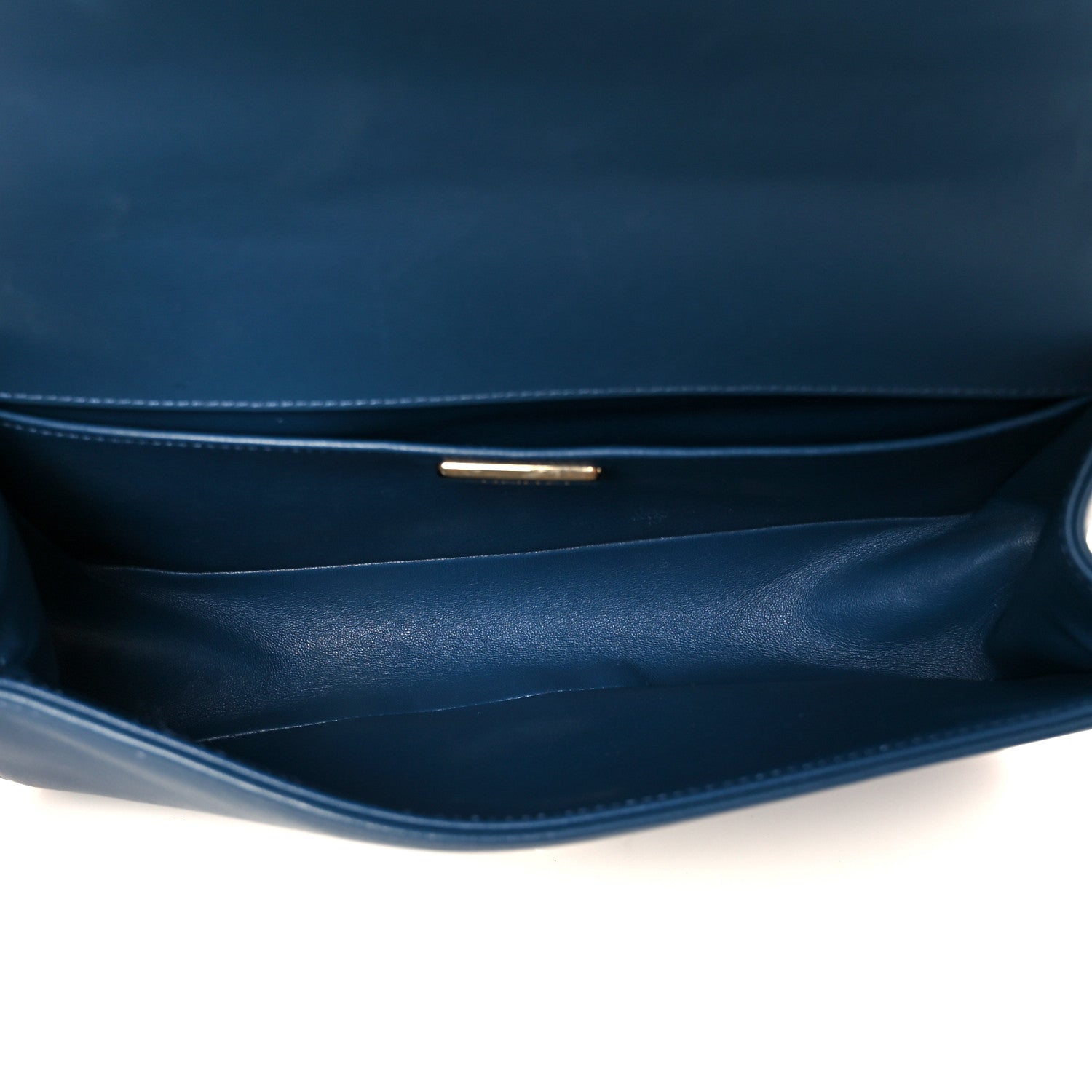 Chanel Snakeskin Medium Boy Flap Blue