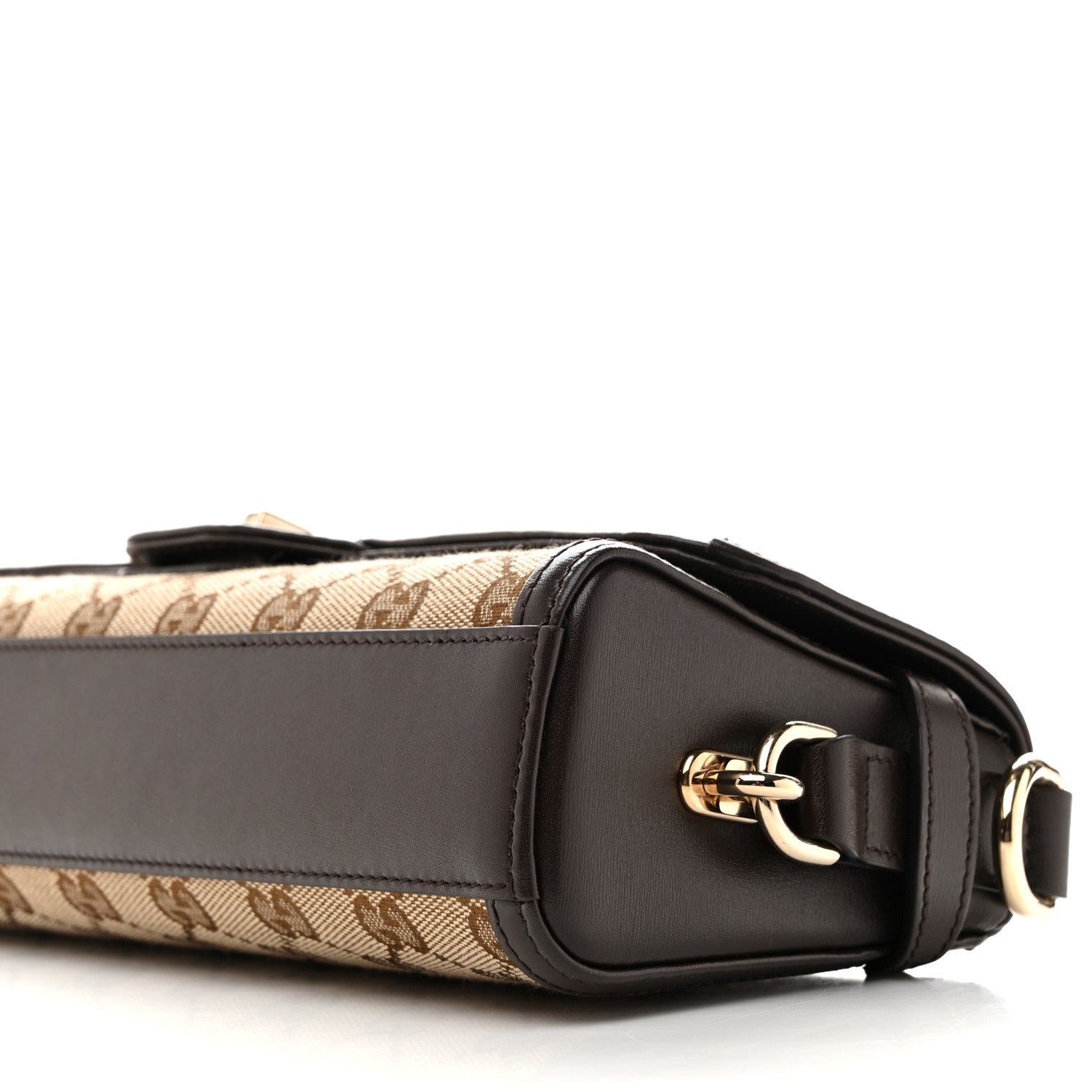 Gucci GG Monogram Small Luce Shoulder Bag Beige Ebony