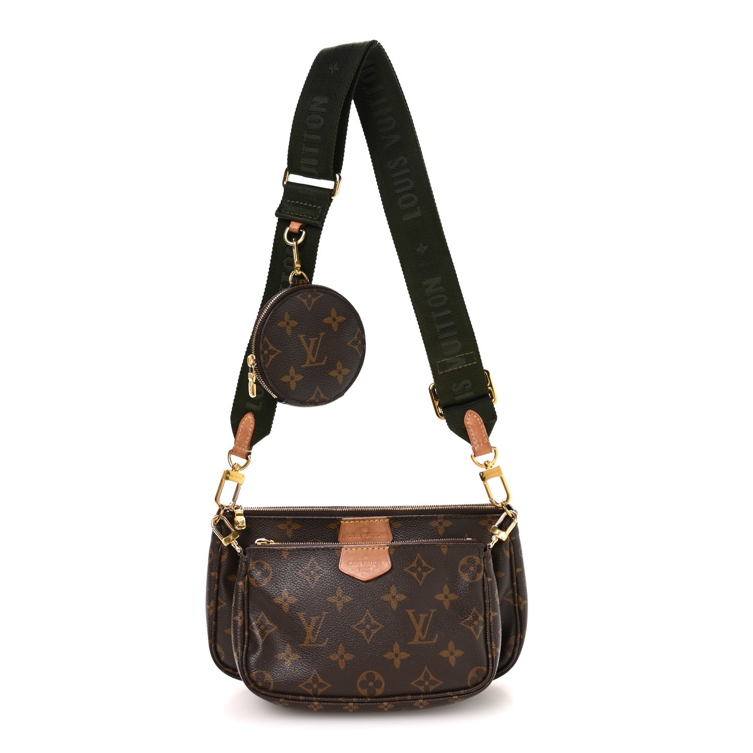 Louis Vuitton Monogram Multi Pochette Accessories Kaki