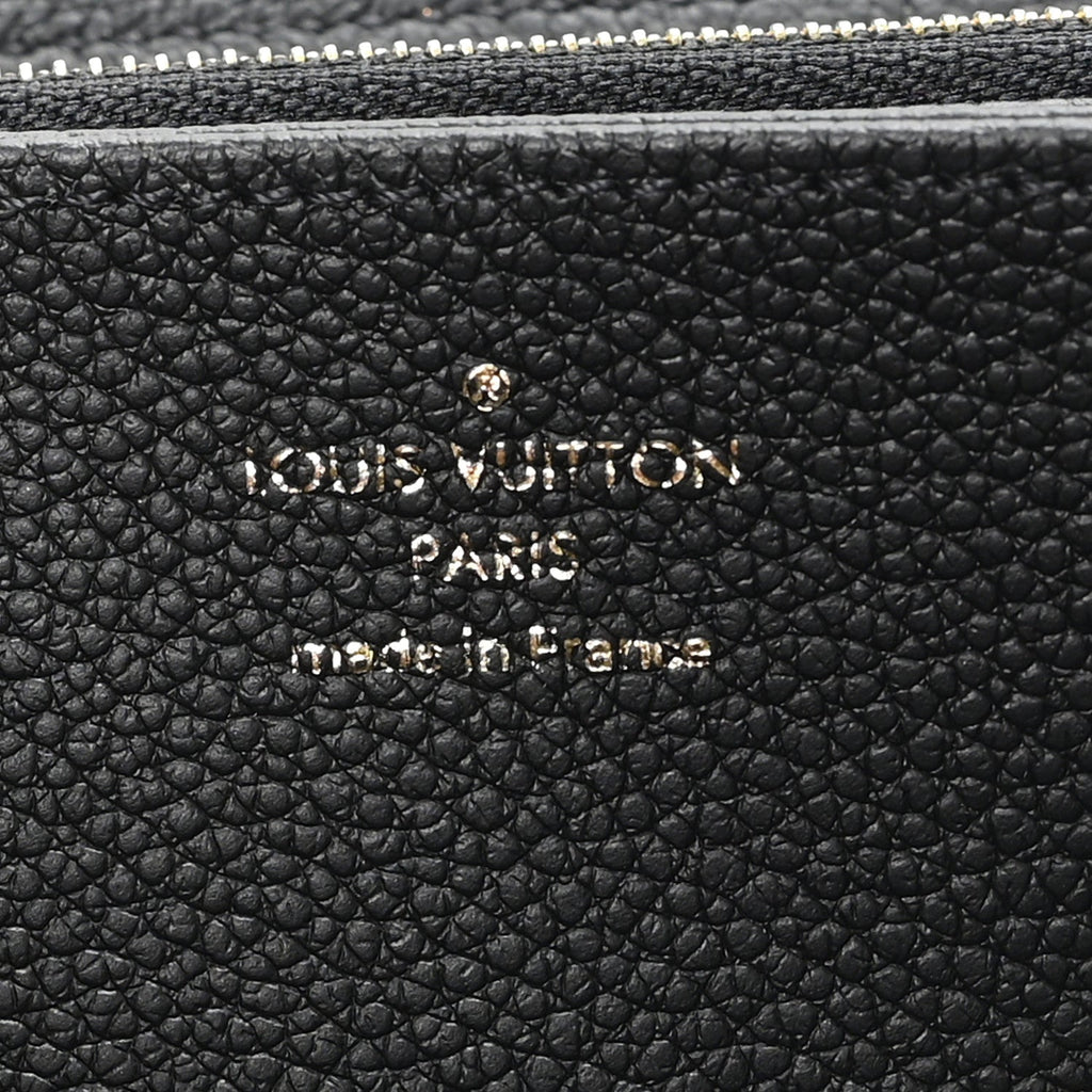 Louis Vuitton Empreinte Monogram Giant Zippy Wallet Black Beige