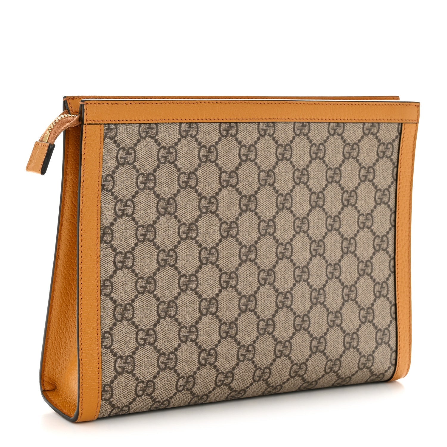 Gucci X KAI GG Supreme Monogram Toiletry Case Beige Vintage Sun Oil