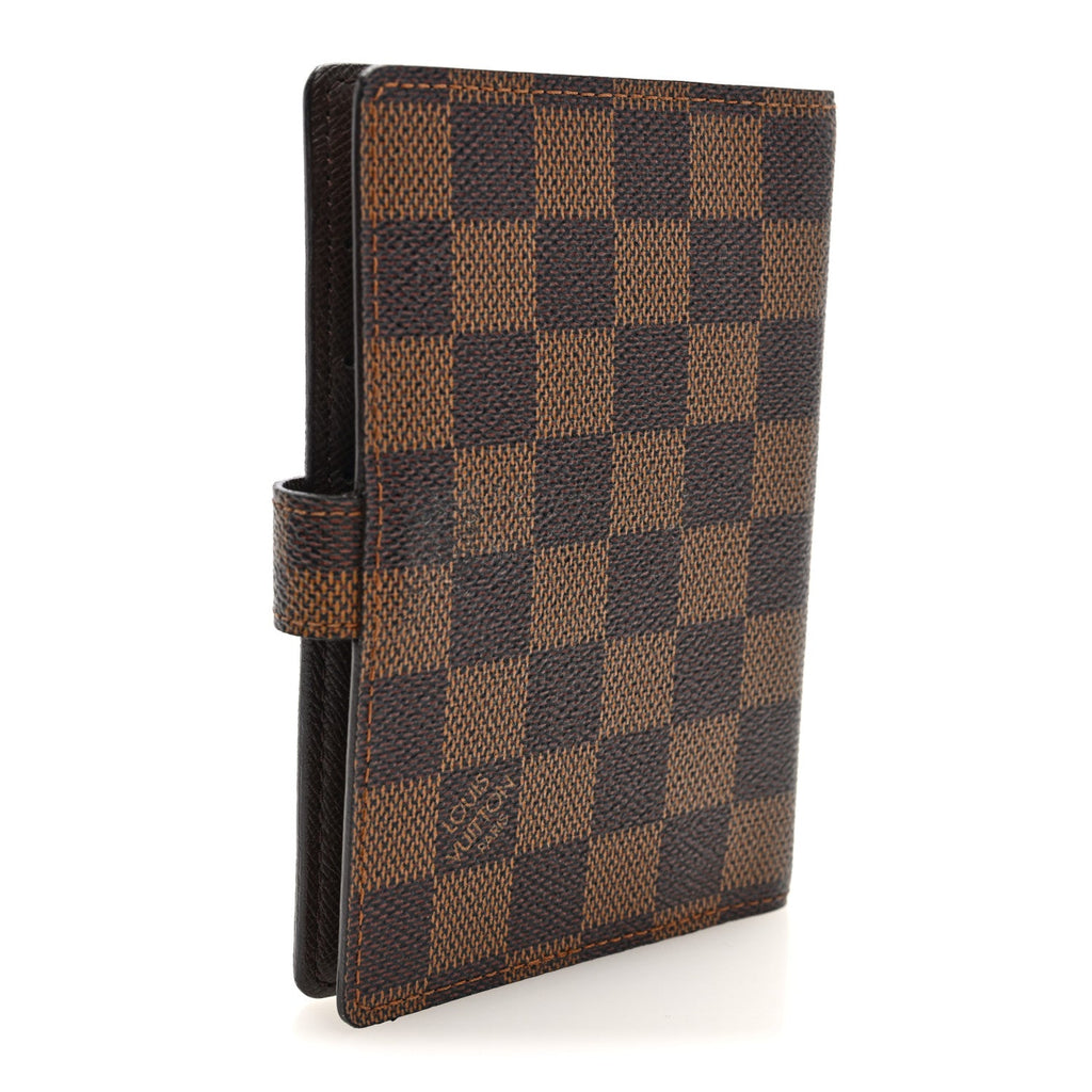 Louis Vuitton Damier Ebene Small Ring Agenda Cover