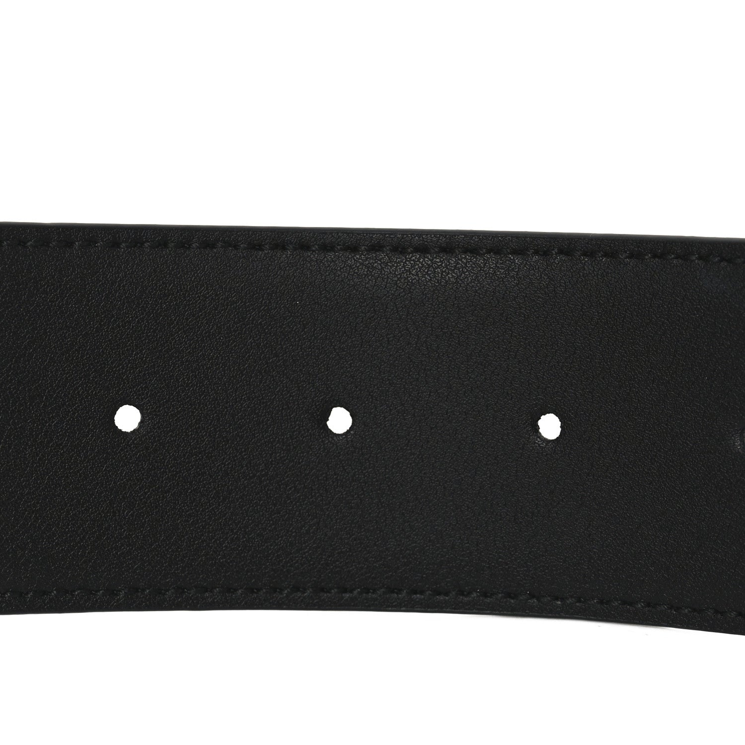 Gucci Glass Calfskin Interlocking G Belt 95 38  Black