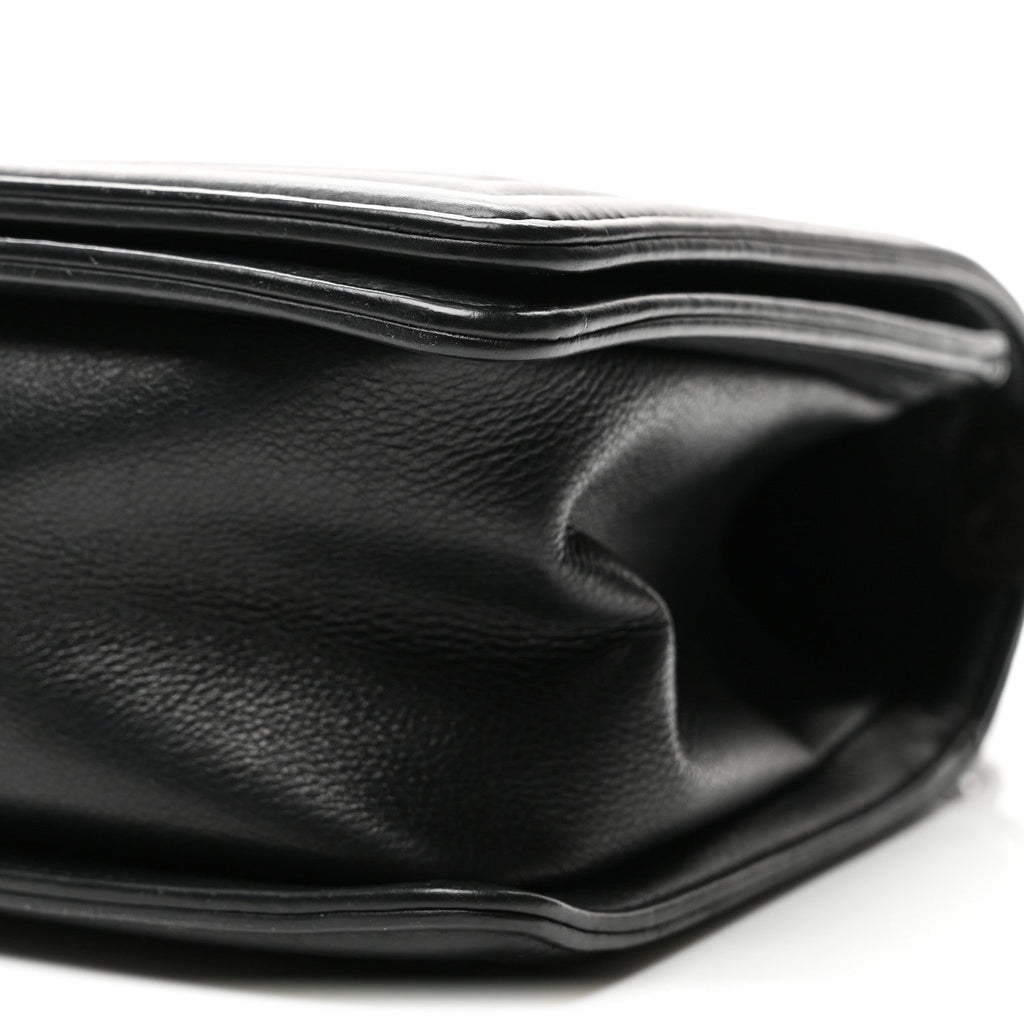 Chanel Calfskin Quilted Medium Boy Flap Black