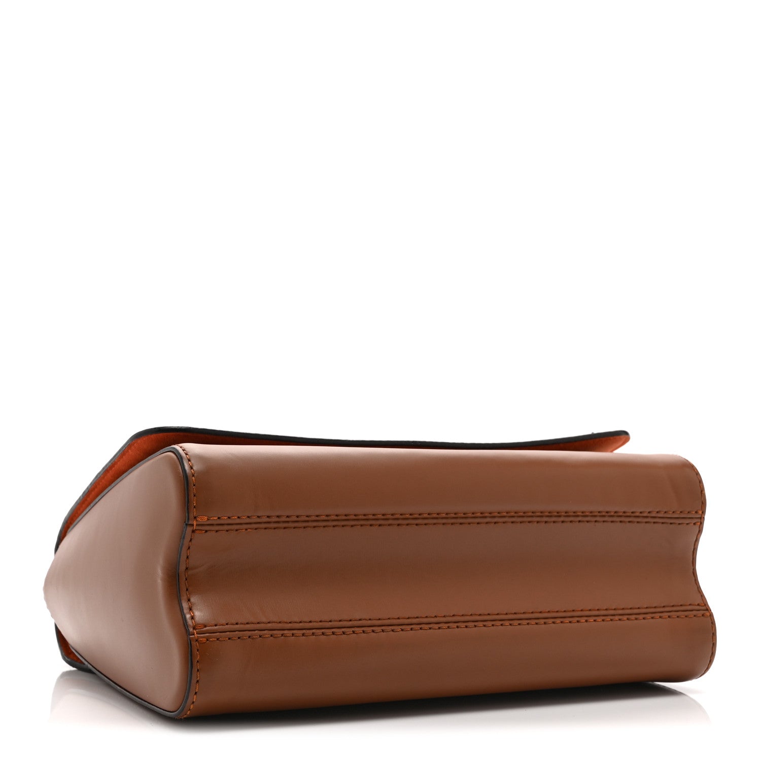 Louis Vuitton Calfskin Catogram Twist Shoulder Bag MM Marron